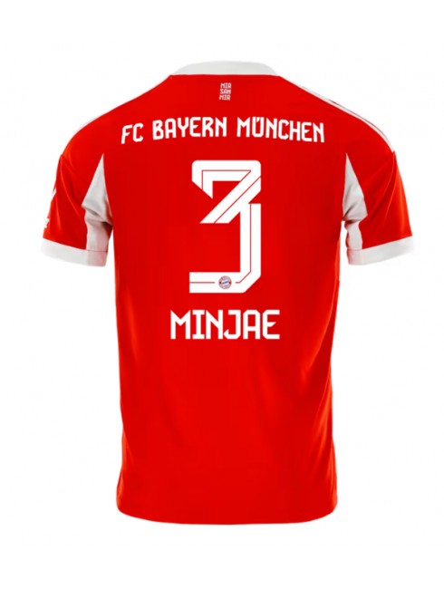 Bayern Munich Kim Min-jae #3 Replika Hemmakläder 2025-26 Kortärmad Bayern Munich Kim Min-jae #3 Replika Hemmakläder 2025-26 Kortärmad